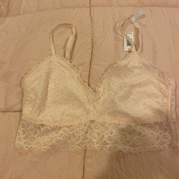 2x25. Rose Lace Bralette Bra Stretch Adjustable - Picture 2 of 15